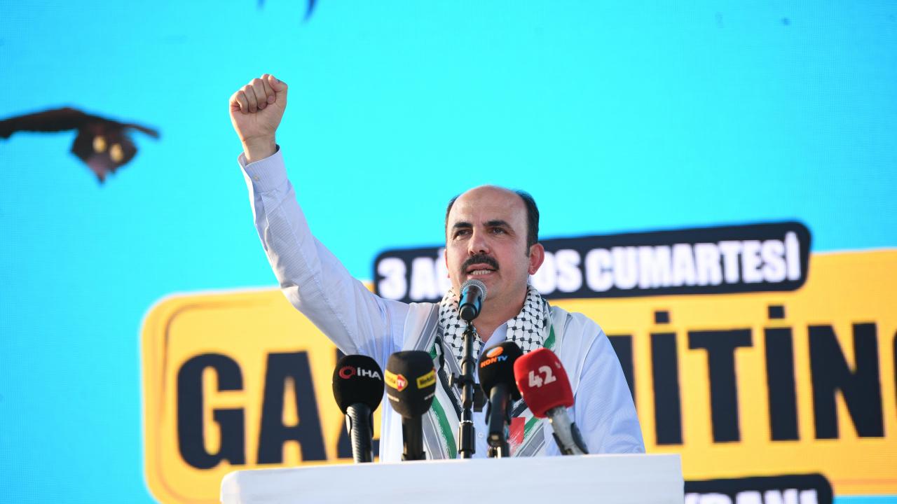 Başkan Altay katil İsrail’in Gazze soykırımının 2. yılında seferberlik çağrısı yaptı