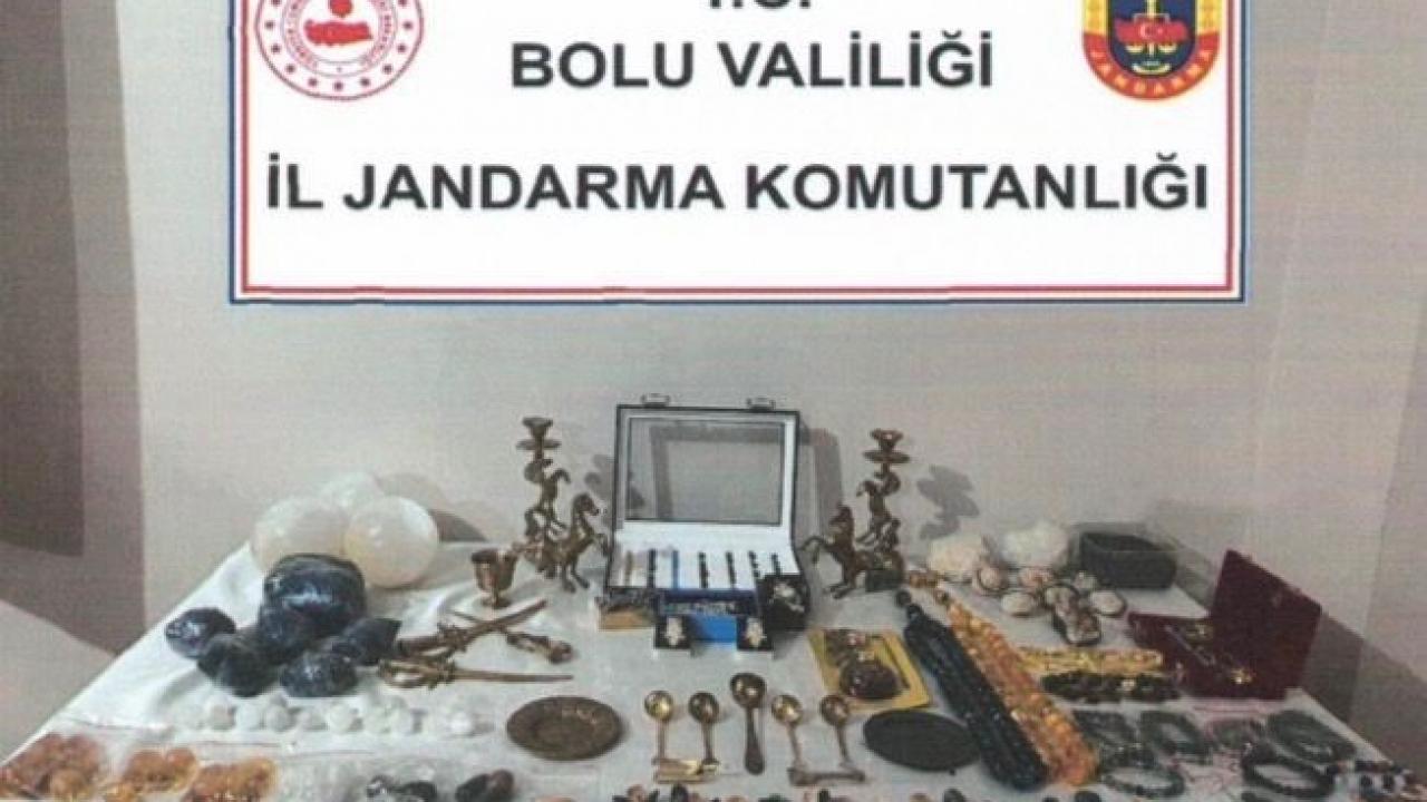 Bolu’da kaçak altın tozu ve tarihi eser yakalandı: 1 gözaltı