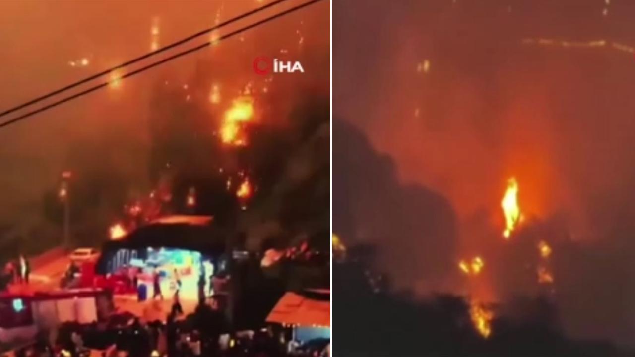 Çin'de korku dolu anlar: Gökten ateş topları yağdı!