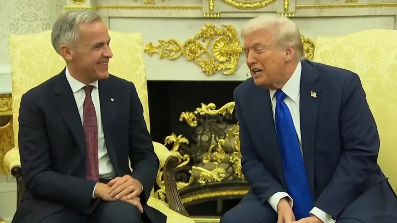 Trump'tan Kanada Başbakanı Carney'i şoke eden şaka: Tüm dünyanın önünde tekrar etti!