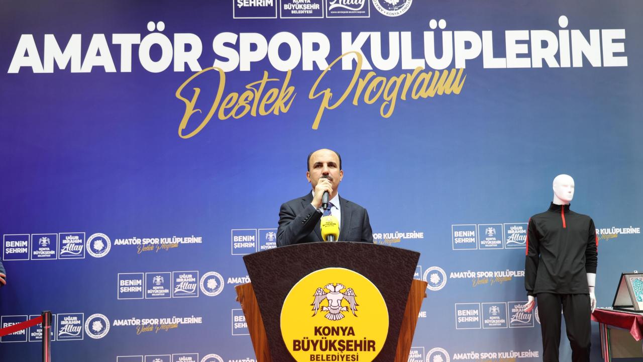 Konya Büyükşehir’den amatör spor kulüplerine 144 milyon TL’lik destek