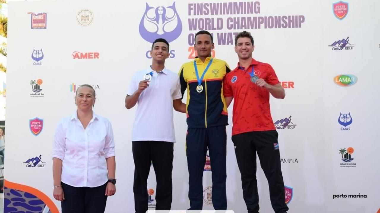 Milli sporcu Derin Toparlak'tan büyük başarı! Mısır'da dünya 3.'sü oldu