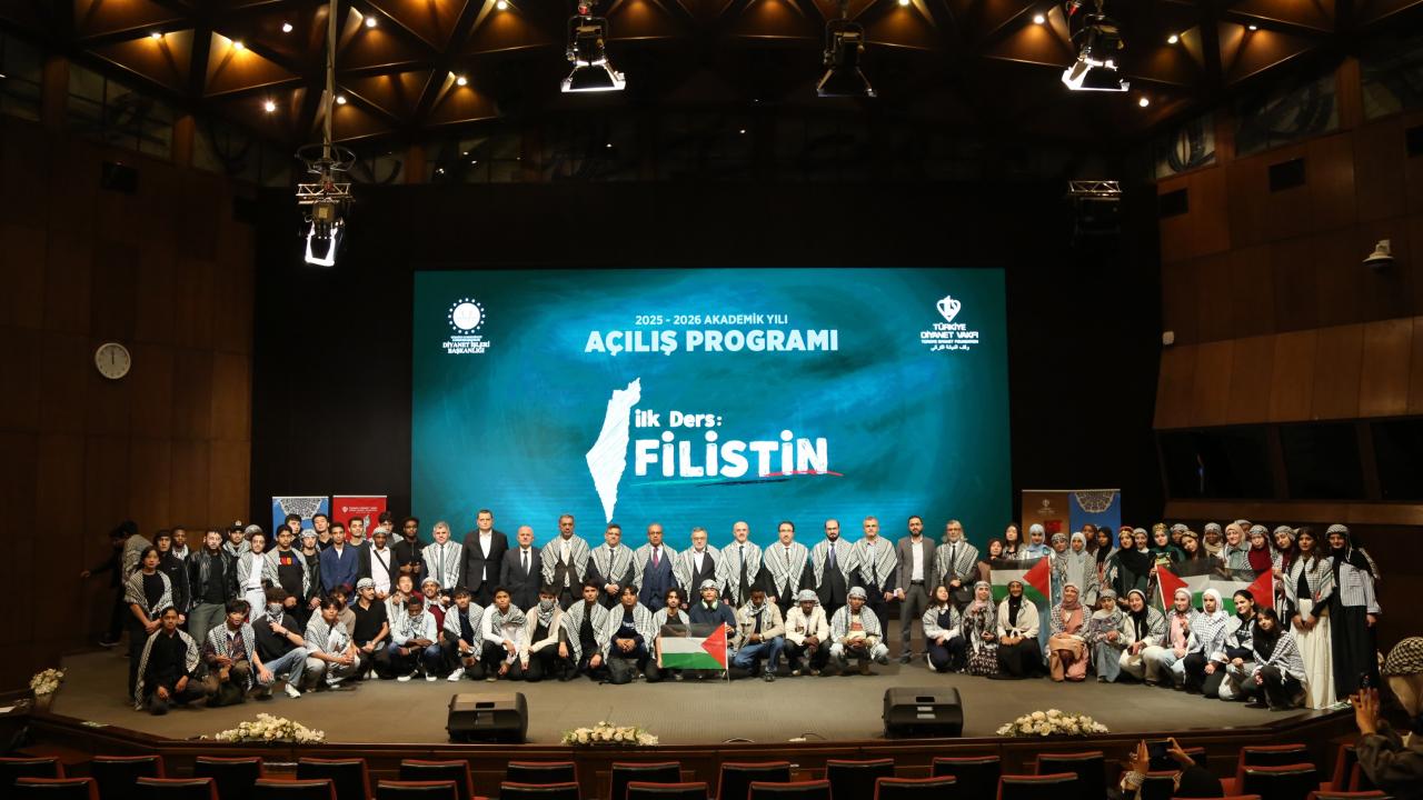 Türkiye Diyanet Vakfı'ndan 'İlk Ders: Filistin' Konferansı