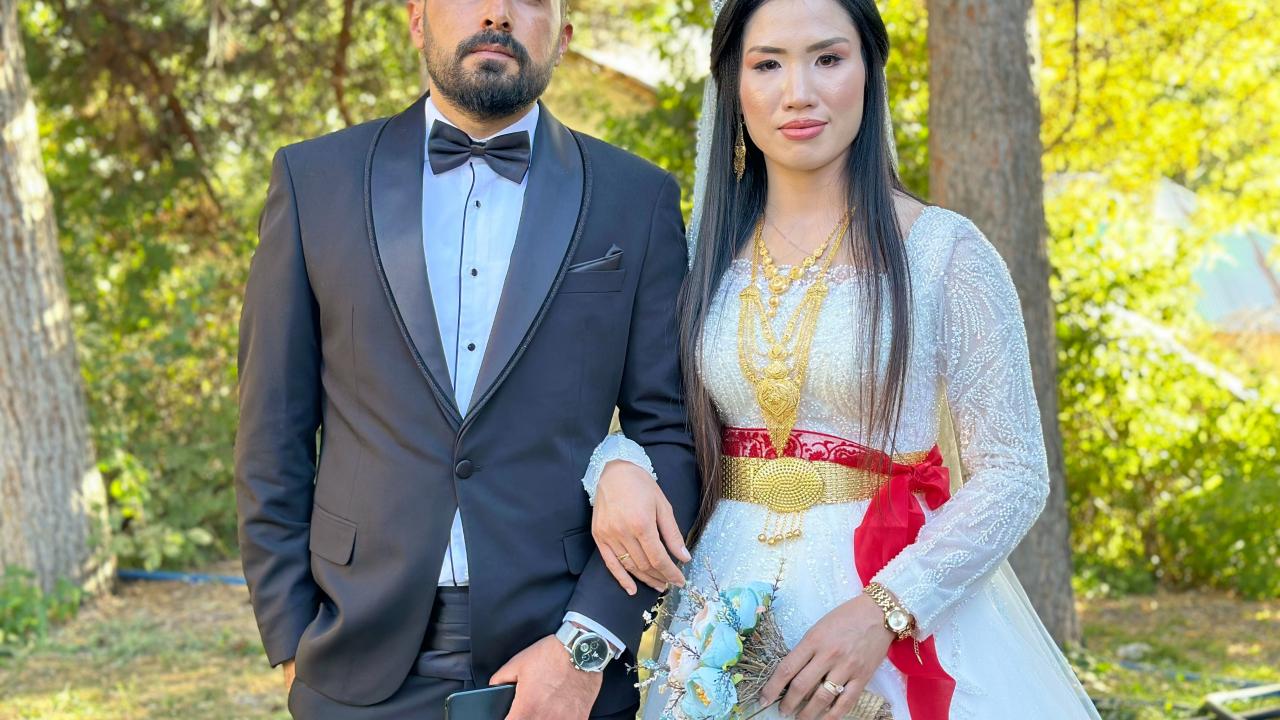 Vietnam’dan Yüksekova’ya gelin geldi: Müslüman olup yöresel kıyafetler giydi