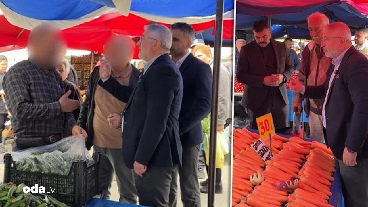 Hem suçlular hem güçlü! Pazarcılardan tepki çeken protesto