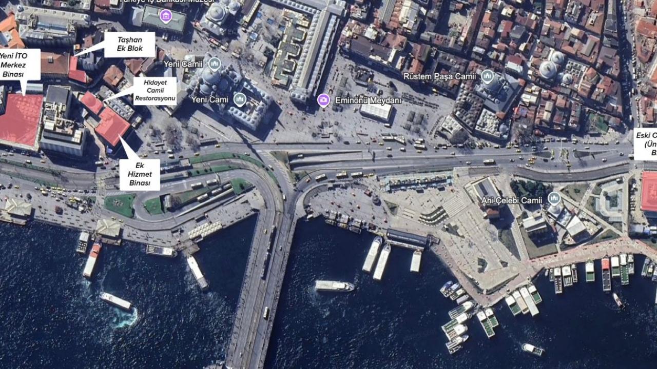 İstanbul'un kalbi Eminönü'ne İTO'dan 5 yeni eser