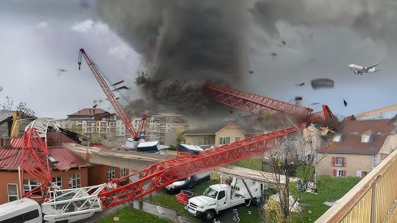 Fransa'da hortum felaketi: 1 ölü, 10 yaralı