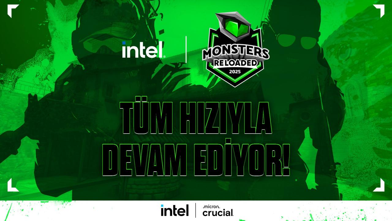 Intel Monsters Reloaded 2025 kayıtları tüm hızıyla devam ediyor!