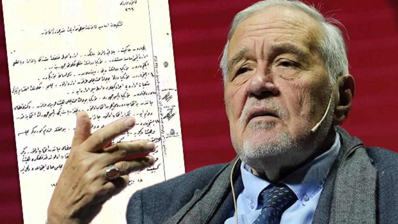 Osmanlıca kaleme alınmış: İlber Ortaylı, ‘Cumhuriyet’in ilan belgesini paylaştı