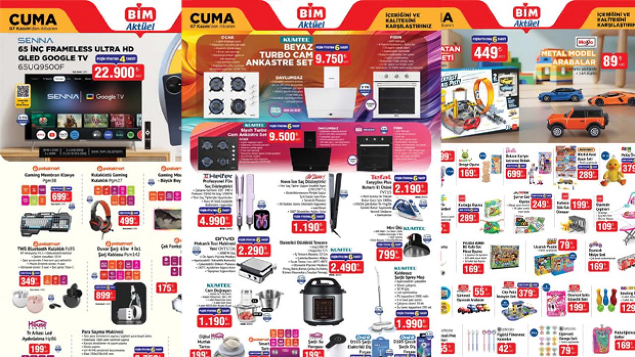 BİM AKTÜEL ÜRÜNLER KATALOĞU 7 KASIM | Süpürge, Aksiyon kamerası, Madeni para sayma makinesi...