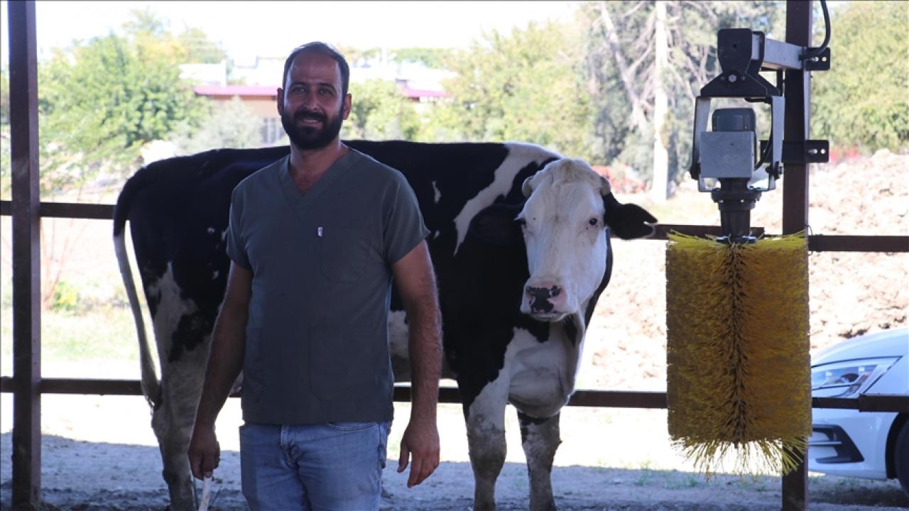 e-Devlet'ten başvuru yaptı, süt çiftliği sahibi oldu!