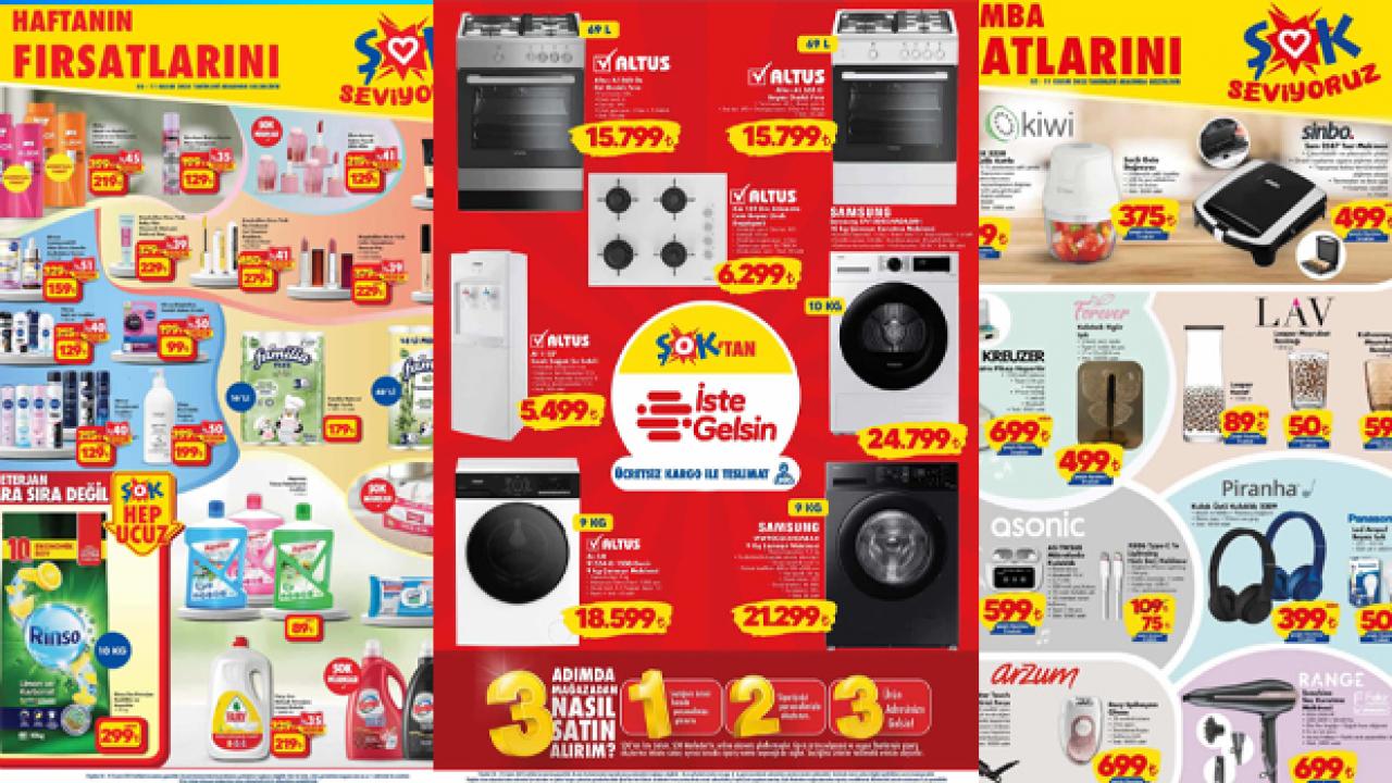 ŞOK 05-11 Kasım aktüel ürünleri: Çamaşır kurutma makinesi, QLed Google TV, Kablosuz dik süpürge...