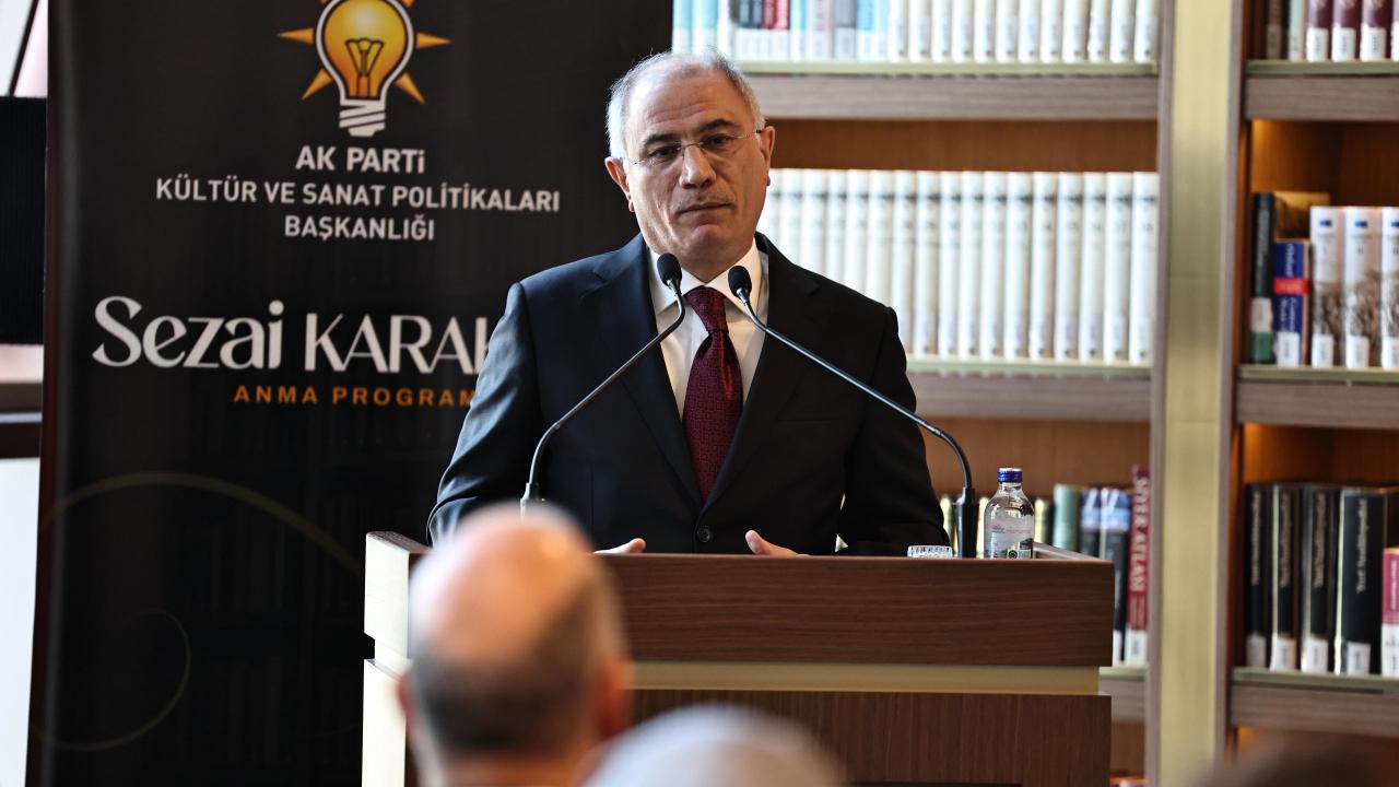 AK Parti'de Sezai Karakoç'u anma programı düzenlendi