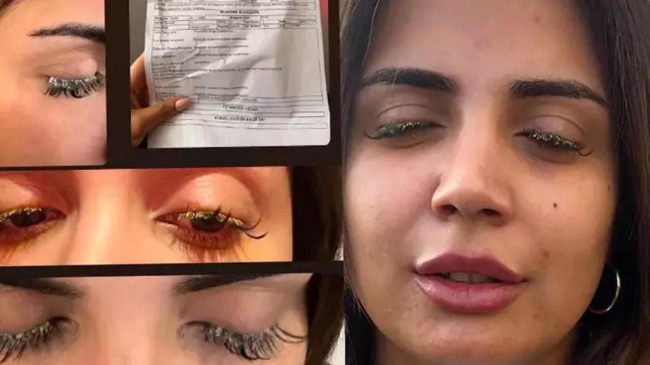 Kirpik yaptırmak isteyen kadının hayatı kabusa dön…