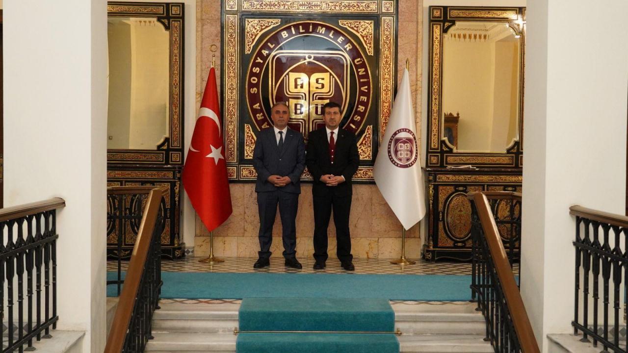 TYB İstanbul Şube Başkanı Bıyıklı’dan ASBÜ Rektörü Arıcan’a ziyaret