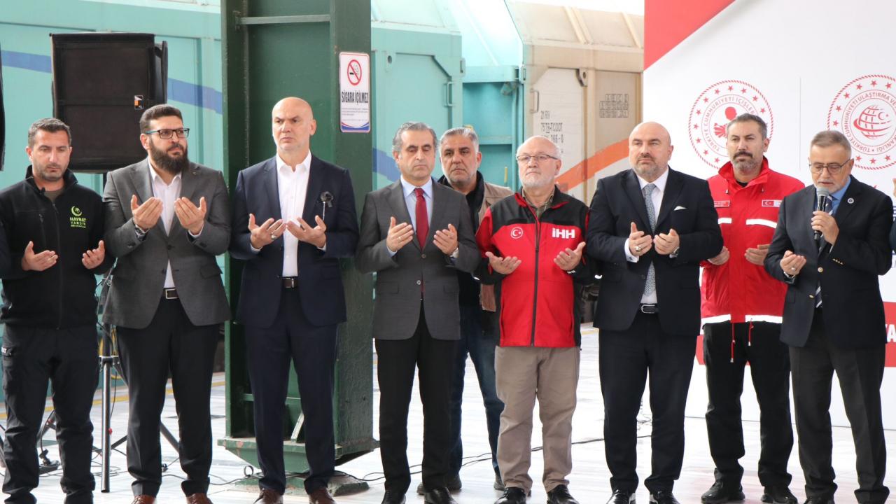 Cansuyu'nun katkıda bulunduğu yardım treni yola çıktı