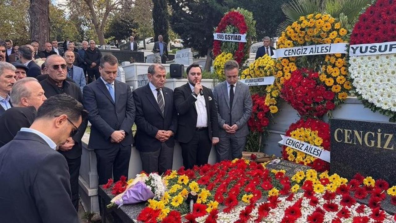 Galatasaray'ın eski başkanı Mustafa Cengiz kabri başında anıldı