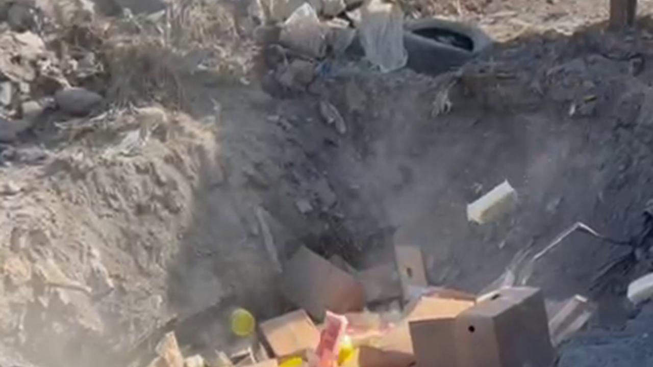 Hatay'da 1 ton gıda malzemesi imha edildi