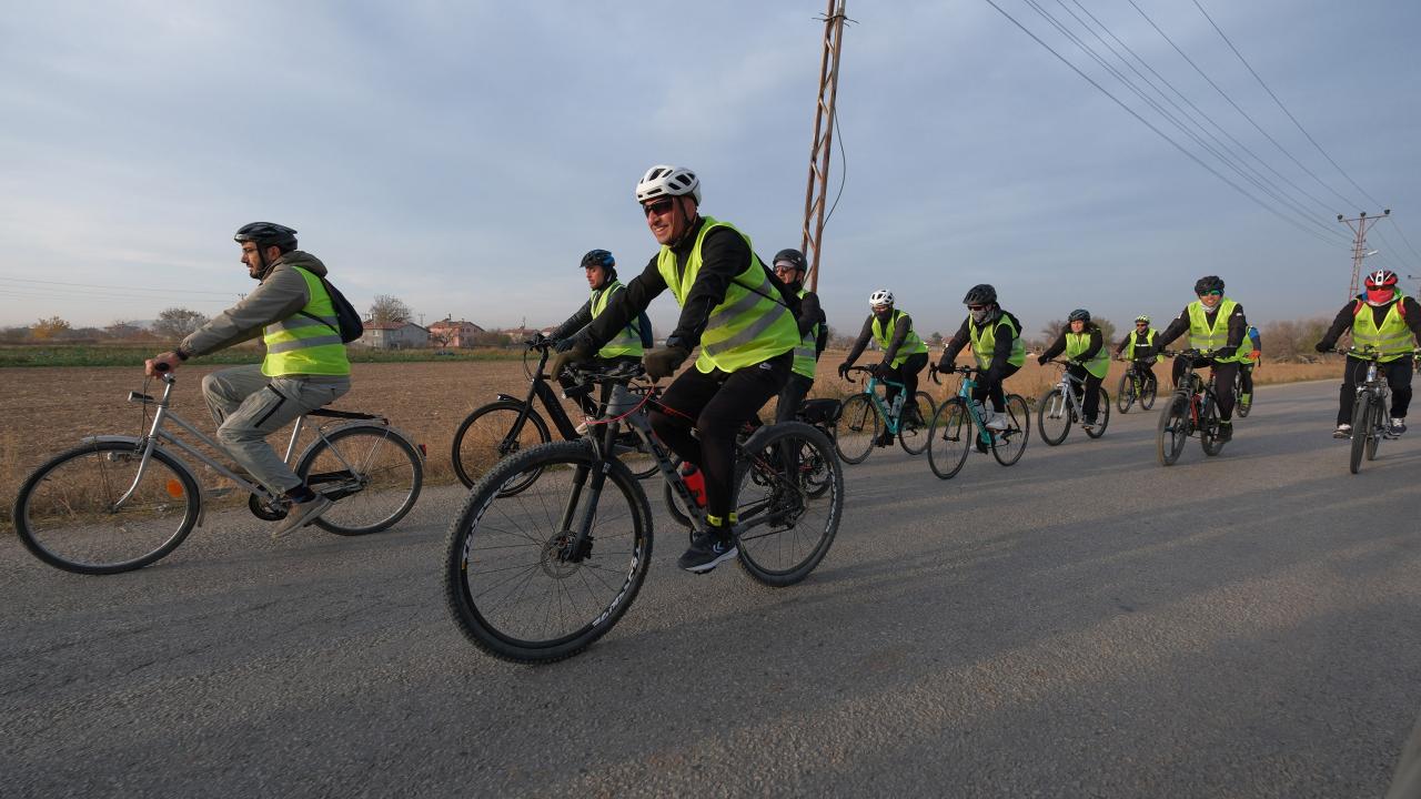 Konya Büyükşehir'in bisiklet turlarında rota bu ke…