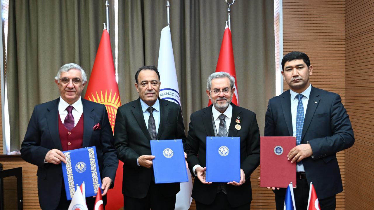 Ankara Üniversitesi, Kırgızistan'da iki üniversiteyle işbirliği protokolü imzaladı