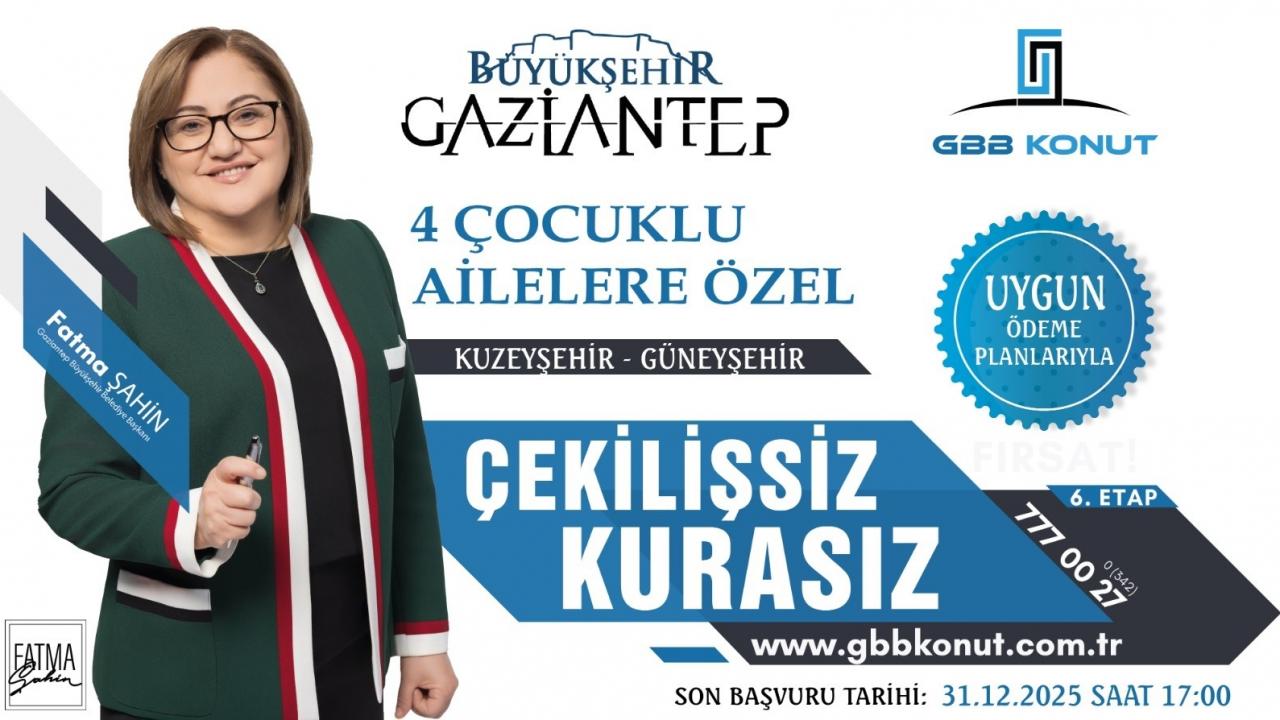 Gaziantep Büyükşehir'in yeni konut müjdesinin şartları belli oldu!