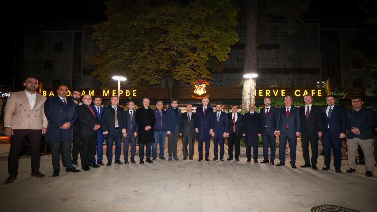 TBMM Başkanı Kurtulmuş, Tacikistan'da Türk iş insa…