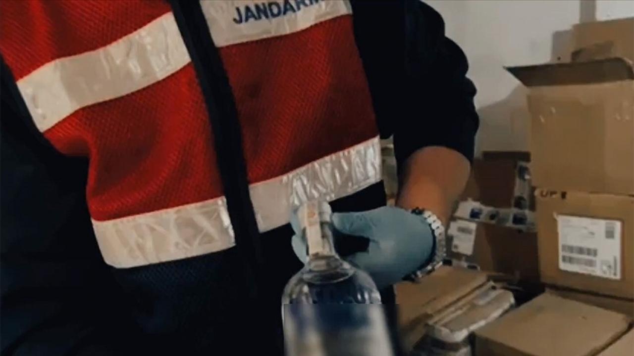 Başkentte 8 bin 100 sahte etiketli gıda takviyesi ile 5 ton etil alkol ele geçirildi