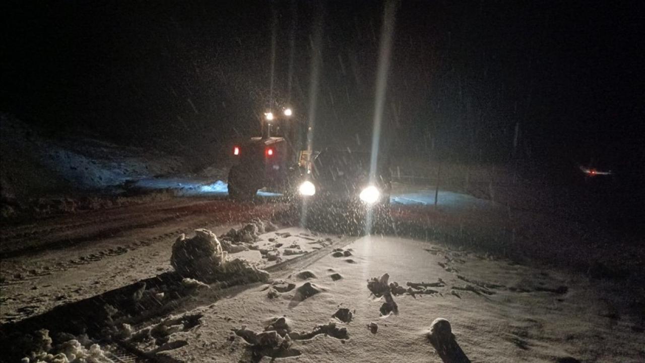 Muş ve Kars'ta kar hayatı olumsuz etkiliyor