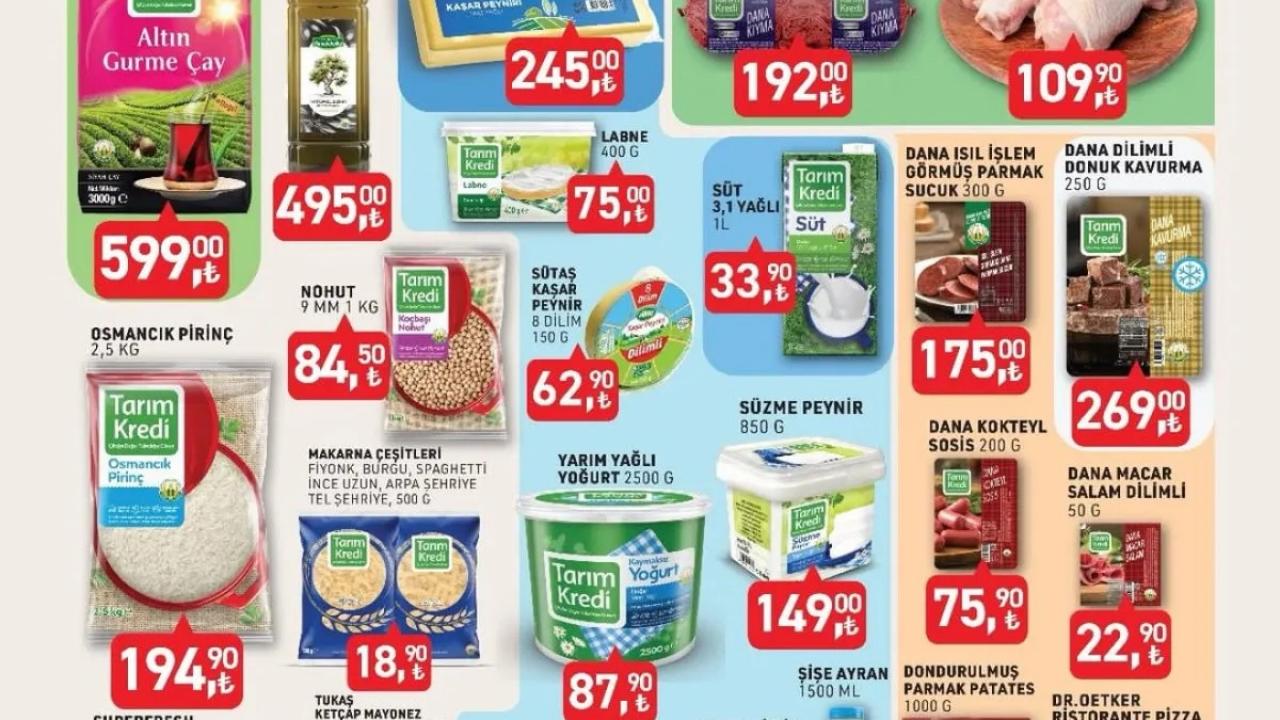 Tarım Kredi KOOP Market 9-15 Aralık 2025: Tavuk, Kıyma, Sucuk...