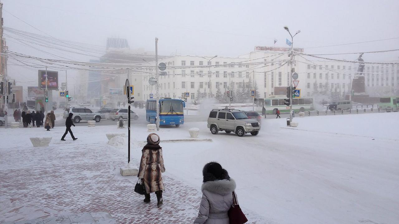 Dünyanın en soğuk şehri, eksi 45 dereceyi gördü