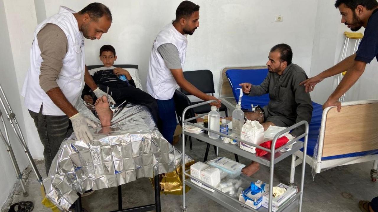 Gazze’de sağlık için kritik adım: Yeryüzü Doktorları merkezi yeniden açtı