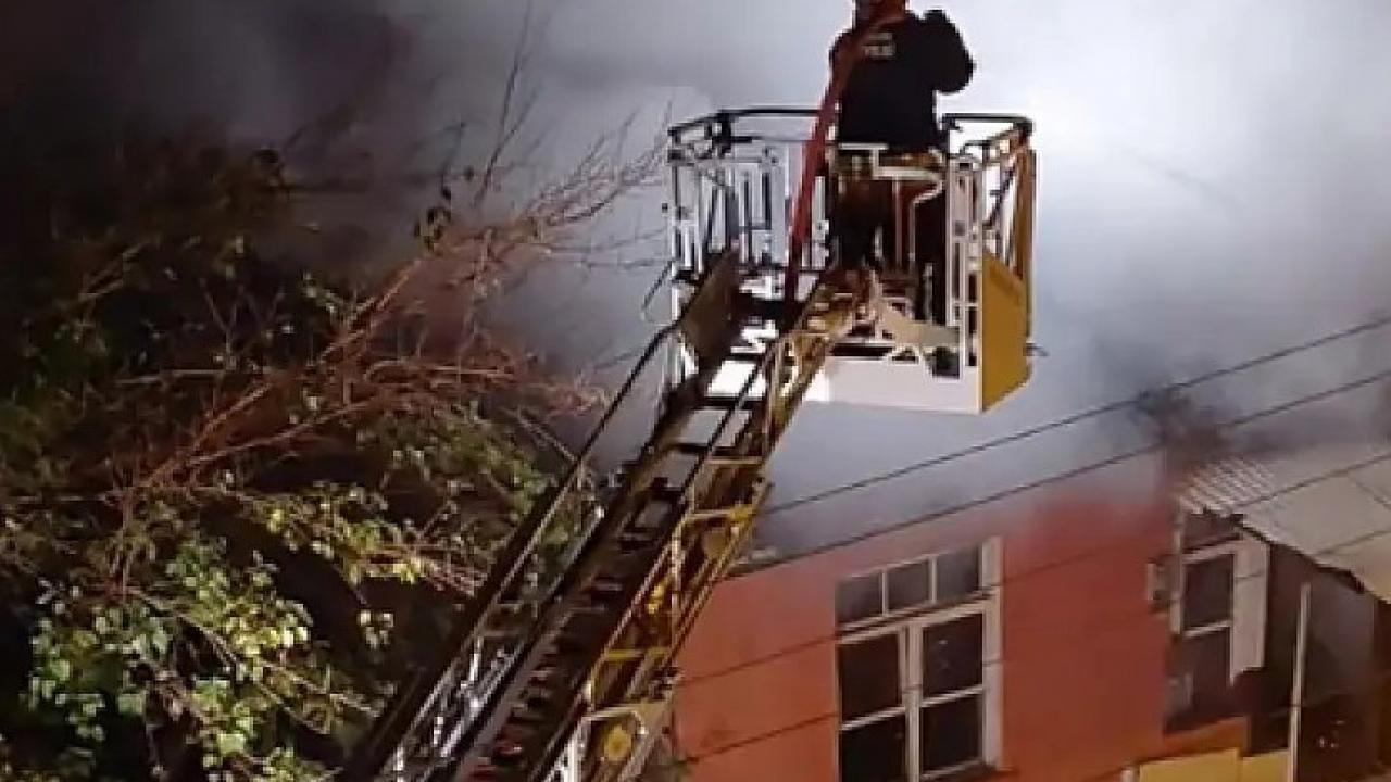 Samsun'da iki katlı evde yangın: 1 ölü