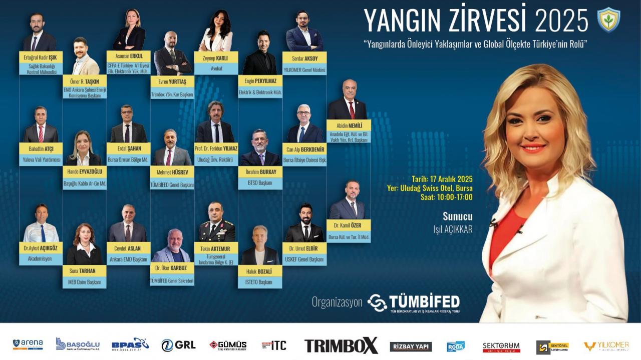 TÜMBİFED’den fark yaratan 'Yangın Zirvesi': 'Yangınlara karşı önleyici hamle'