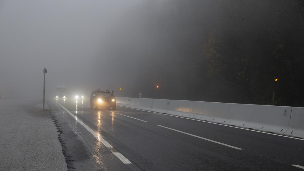 Anadolu Otoyolu'nun Bolu Dağı kesiminde sağanak ve sis etkili oldu