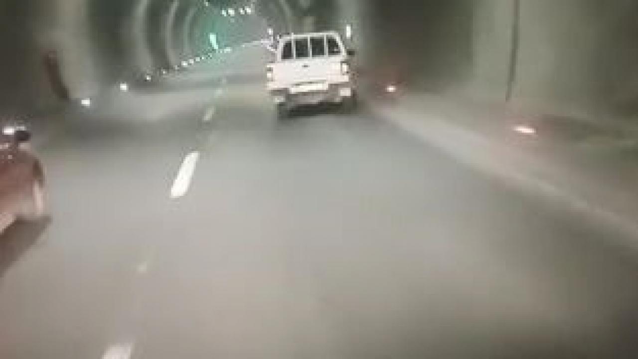 Cankurtaran Tüneli’nde tehlikeli araç kullanan sürücü şeker hastası çıktı