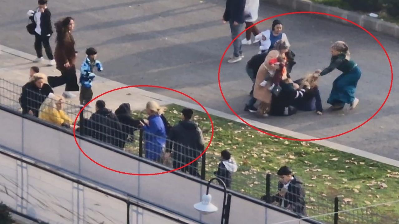 Diyarbakır’da adliye önünde yumruklu ve tekmeli kavga