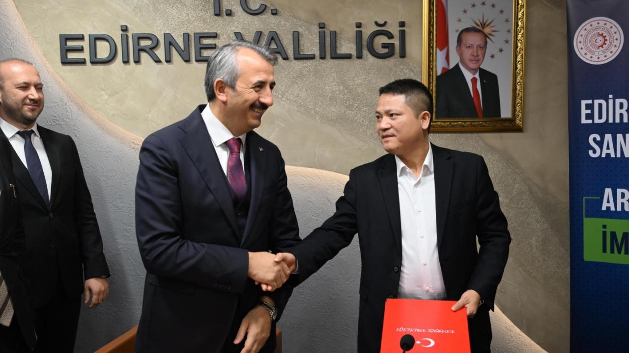 Edirne OSB’de Çinli firmanın yatırımında 1660 kişi istihdam edilecek