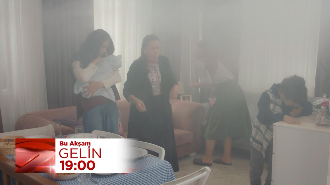 Gelin dizisinde Hançer ve oğlu yangından kurtulabilecek mi?