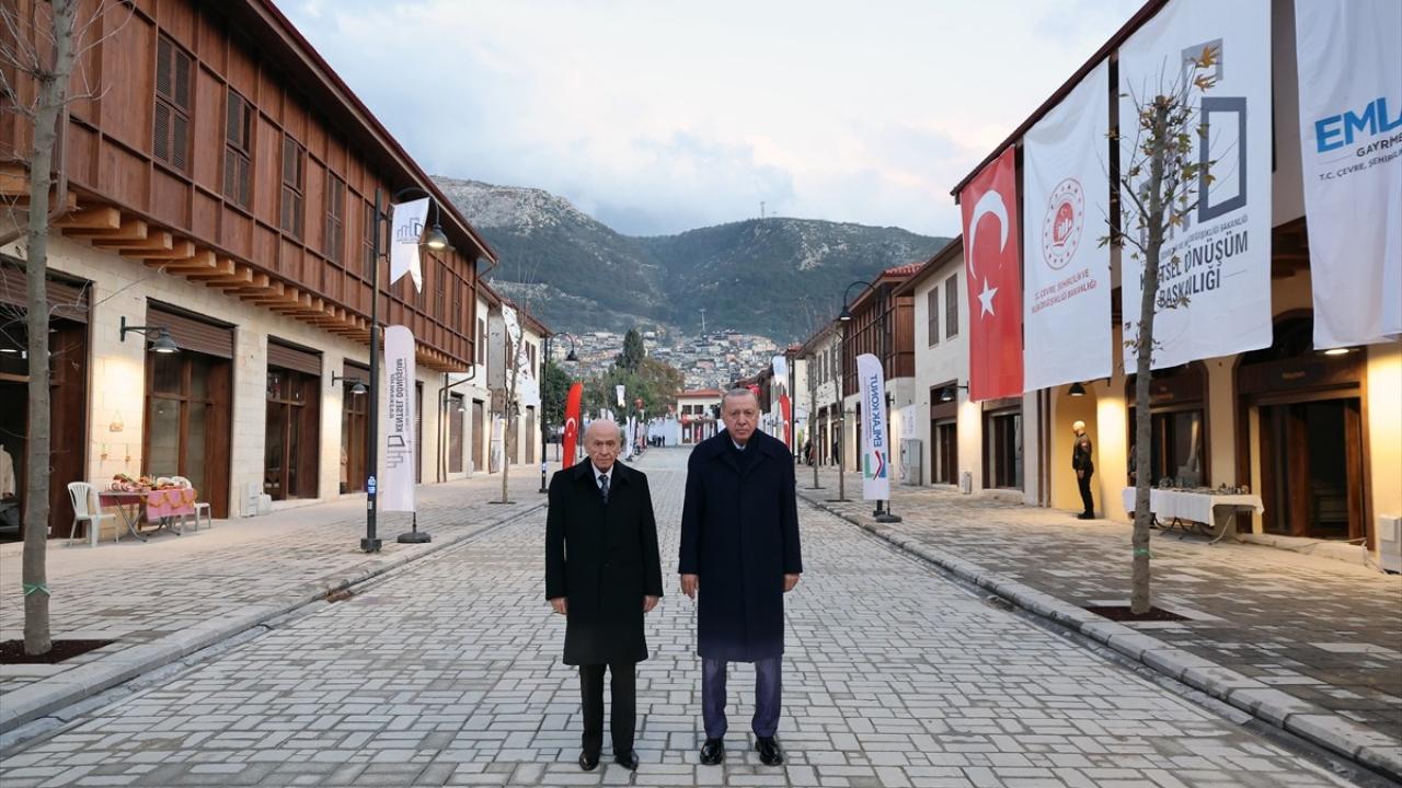 Hatay küllerinden doğdu! Erdoğan ve Bahçeli tamamlanan projeleri yerinde inceledi