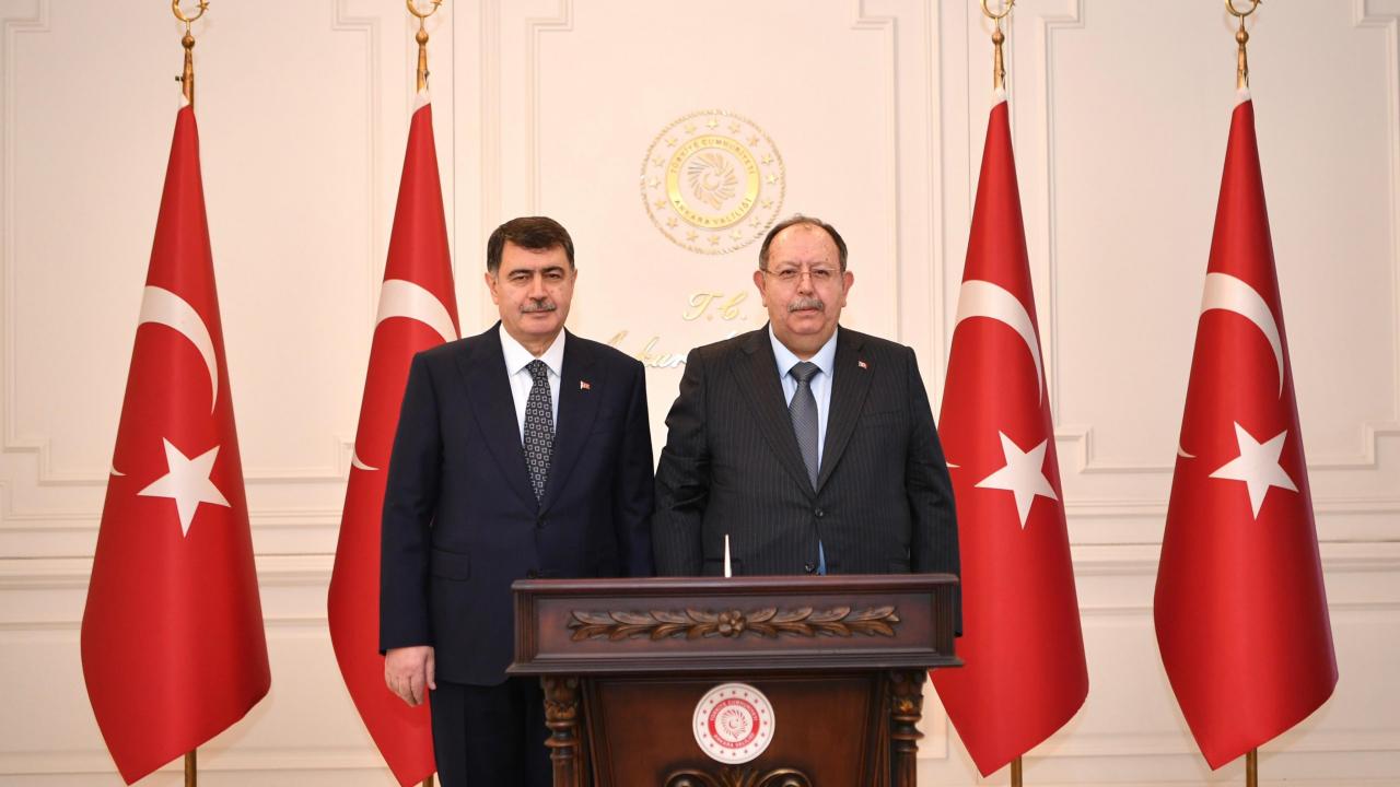 YSK Başkanı'ndan Ankara Valisi Şahin'e veda ziyareti