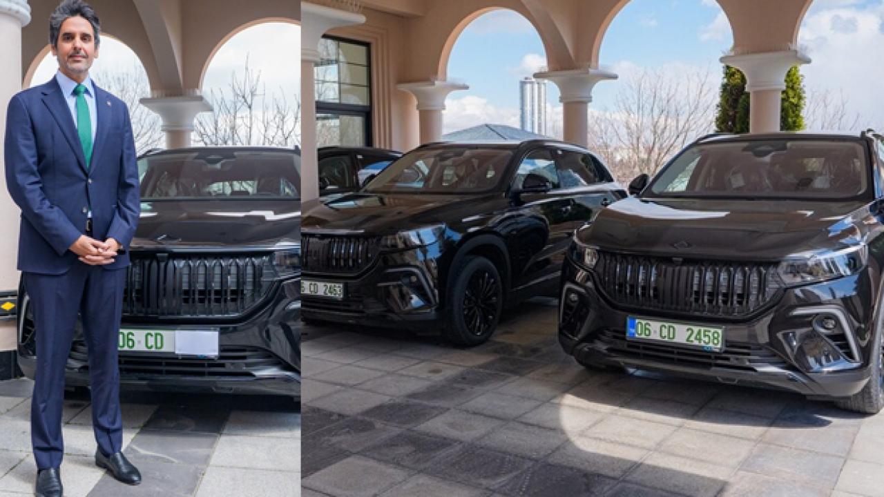 Katar'ın Ankara Büyükelçiliği 6 Togg satın aldı