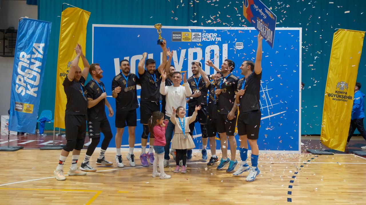 Konya Büyükşehir kurumlar arası voleybol turnuvası…