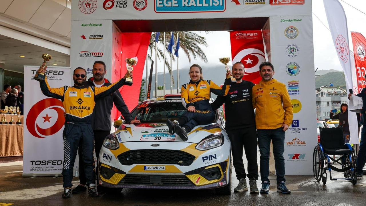 Kübra Denizci Keskin’e Binance TR desteği! İlk ve tek engelli ralli pilotundan çifte zafer