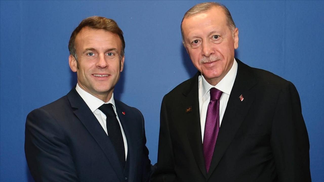 Macron'dan Erdoğan açıklaması