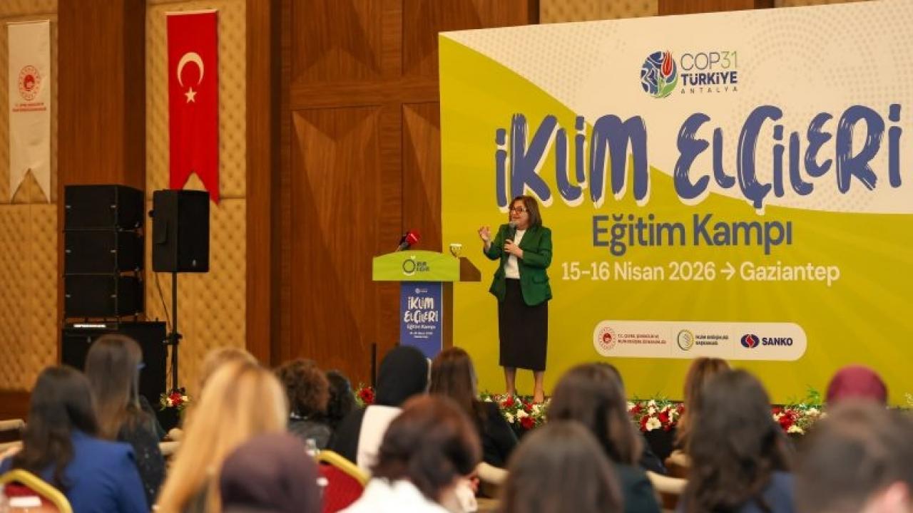 Başkan Şahin'den gençlere çağrı: İklim meselesi artık bir tercih değil zorunluluktur