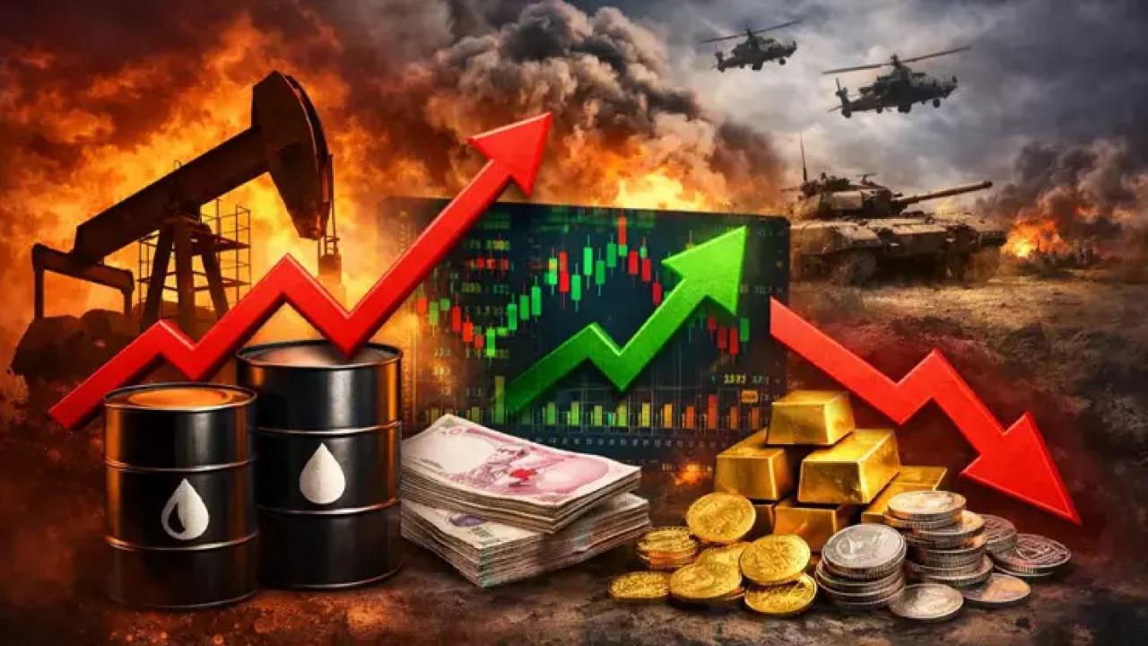 Boğaz krizi petrolü uçurdu, altın yönünü aşağı çevirdi
