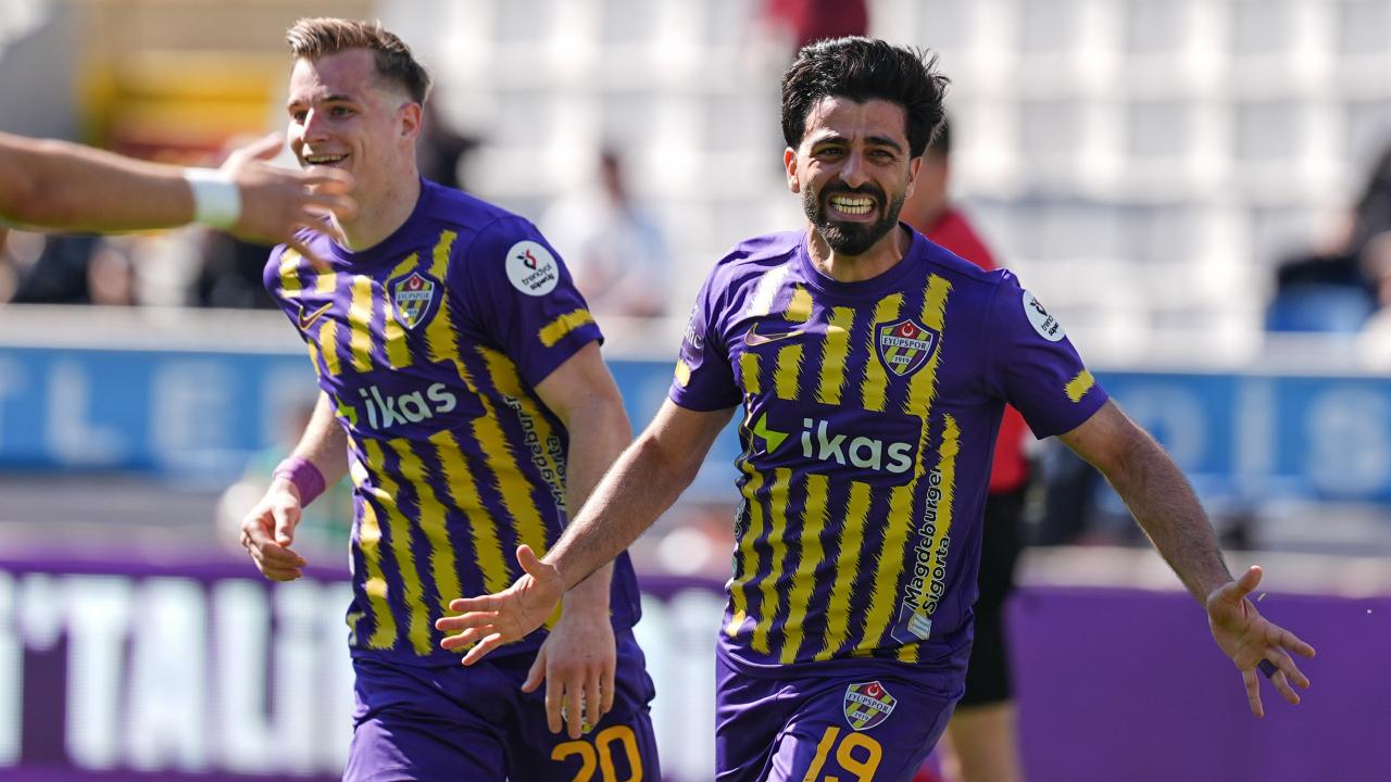 Eyüpspor'dan ligde kalma adına kritik 3 puan! Gaziantep FK'yi 3 golle devirdiler