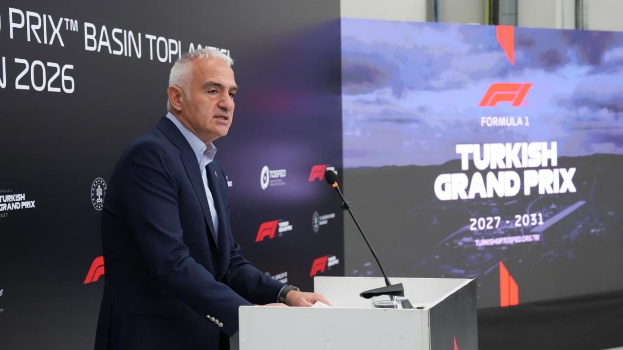 Kültür ve Turizm Bakanı Mehmet Nuri Ersoy Formula 1 hakkında detayları verdi!