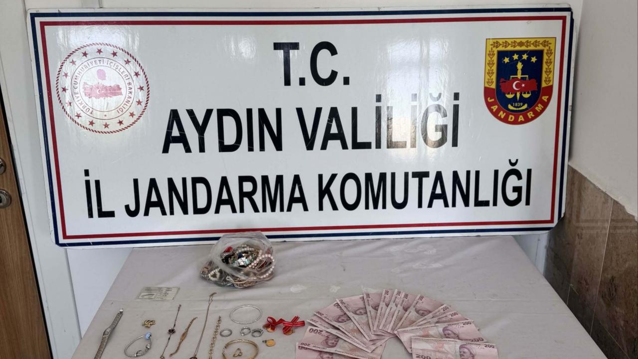 Aydın'da evden para ve ziynet eşyası çalan şüpheli tutuklandı