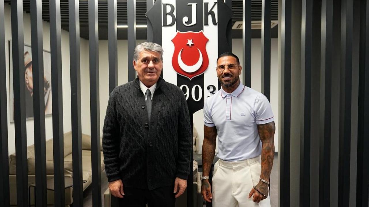 Beşiktaş'a sürpriz misafir! Ricardo Quaresma, Serdal Adalı ile görüştü